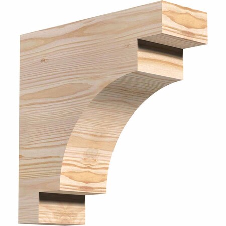 Ekena Millwork Mediterranean Rough Sawn Rafter Tail, Douglas Fir, 4"W x 12"H x 12"L RFT04X12X12MED00RDF